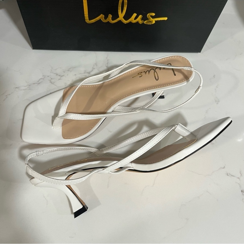 Elegant White Strappy Heels Lulus - Picture 5 of 10